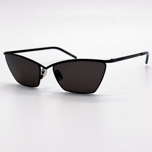 NEW SAINT LAURENT SUNGLASSES SL637 001 BLACK CAT EYE WOMEN EYEWEAR SL 637 001
